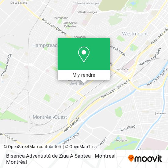 Biserica Adventistă de Ziua A Șaptea - Montreal plan