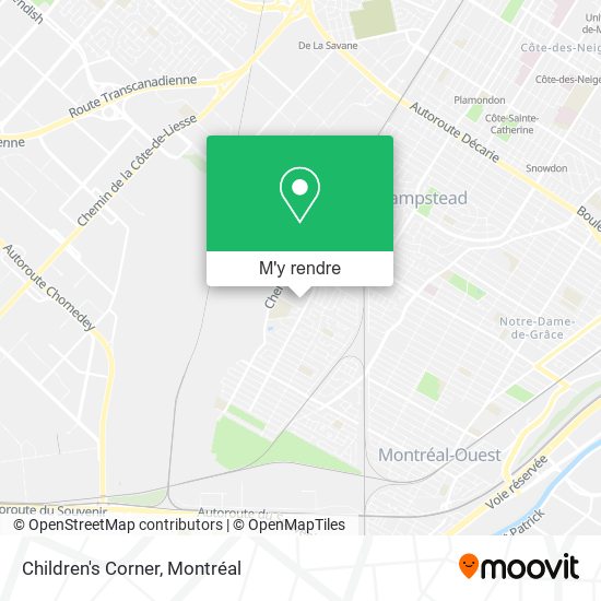 Children's Corner plan