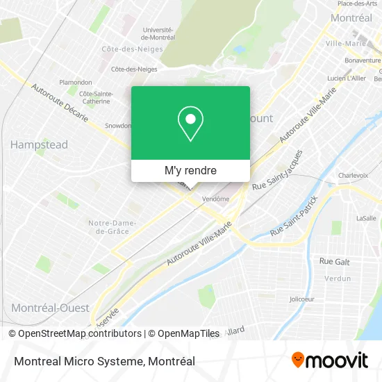 Montreal Micro Systeme plan