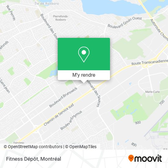 Fitness Dépôt plan