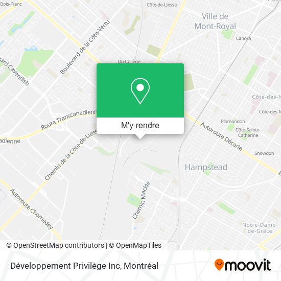 Développement Privilège Inc plan