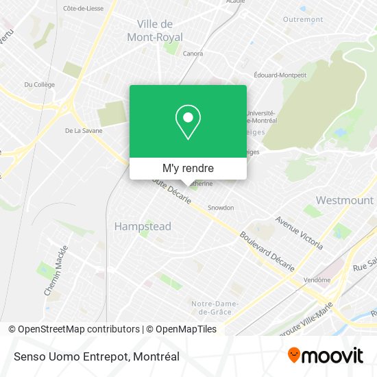 Senso Uomo Entrepot plan