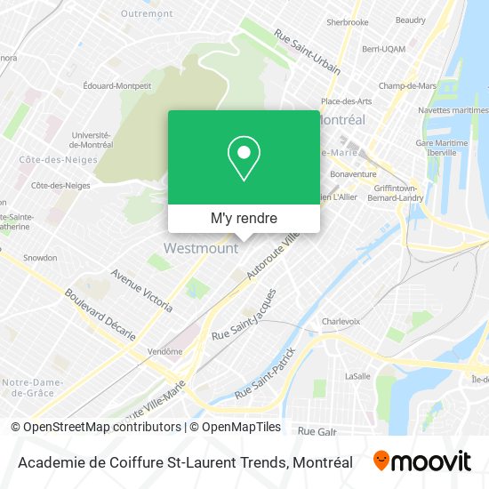Academie de Coiffure St-Laurent Trends plan