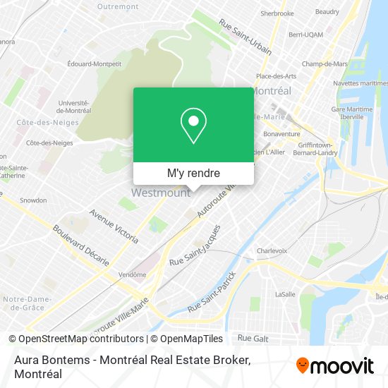 Aura Bontems - Montréal Real Estate Broker plan
