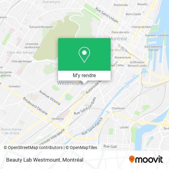 Beauty Lab Westmount plan