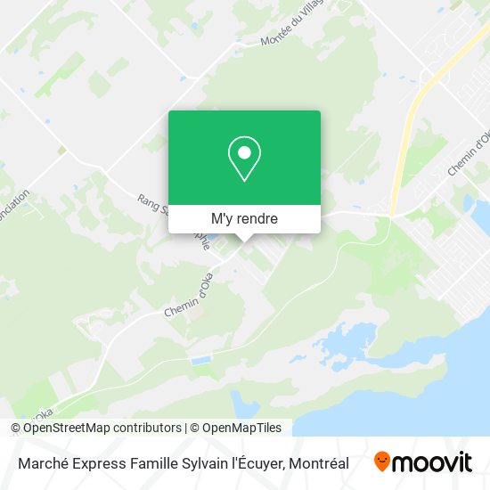 Marché Express Famille Sylvain l'Écuyer plan