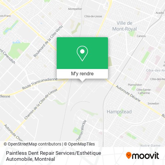 Paintless Dent Repair Services / Esthétique Automobile plan