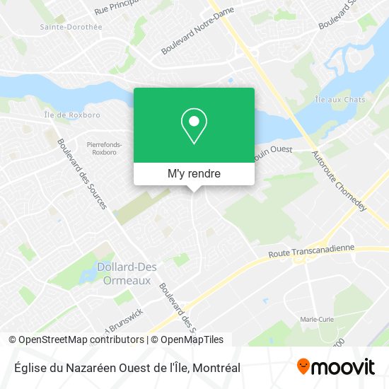 Église du Nazaréen Ouest de l'Île plan