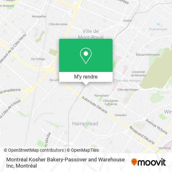 Montréal Kosher Bakery-Passover and Warehouse Inc plan