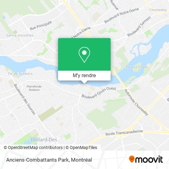 Anciens-Combattants Park plan