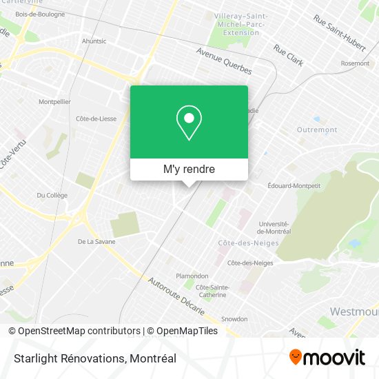 Starlight Rénovations plan