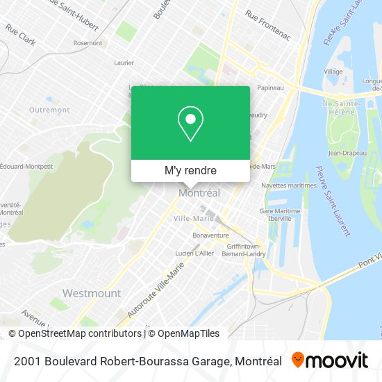 2001 Boulevard Robert-Bourassa Garage plan