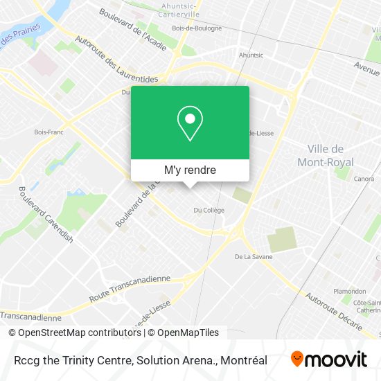 Rccg the Trinity Centre, Solution Arena. plan