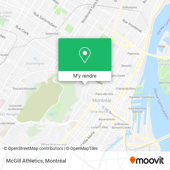 McGill Athletics plan