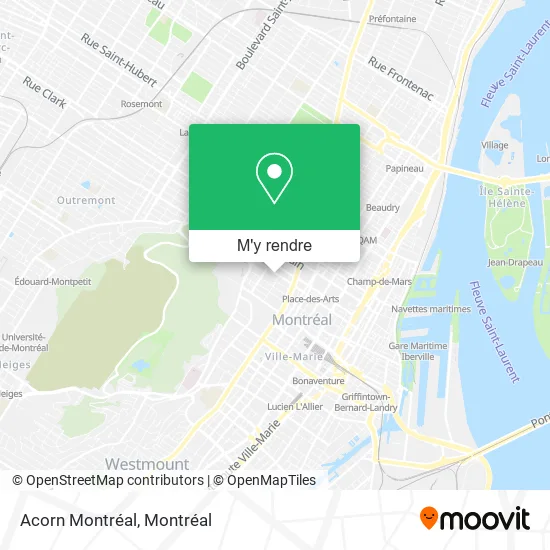 Acorn Montréal plan