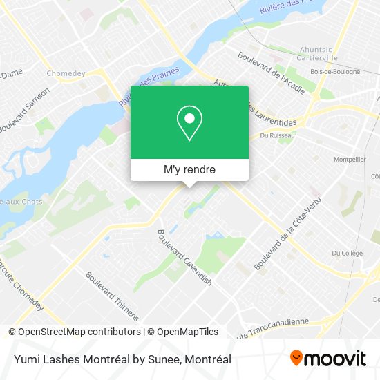 Yumi Lashes Montréal by Sunee plan
