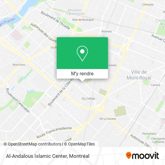 Al-Andalous Islamic Center plan