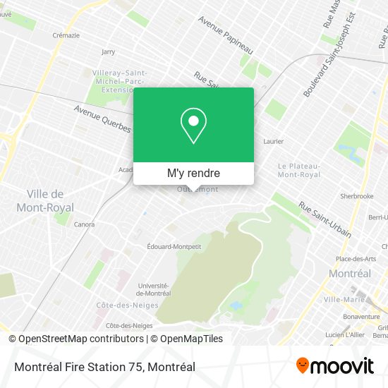 Montréal Fire Station 75 plan