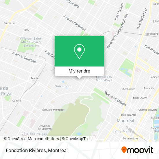 Fondation Rivières plan