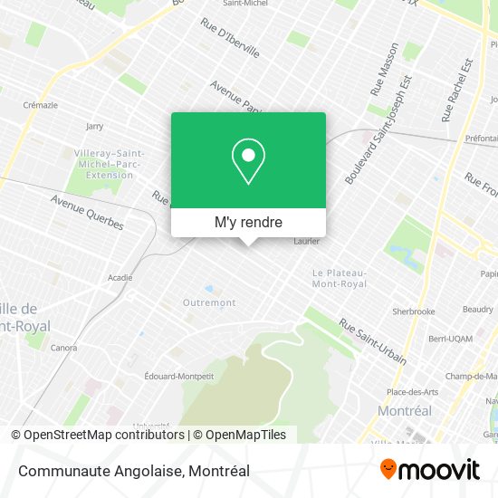 Communaute Angolaise plan