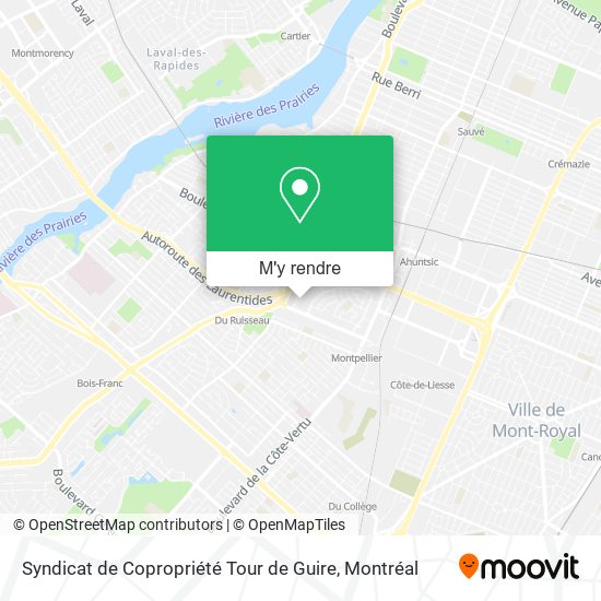 Syndicat de Copropriété Tour de Guire plan