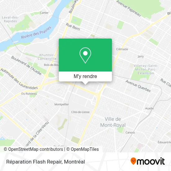 Réparation Flash Repair plan