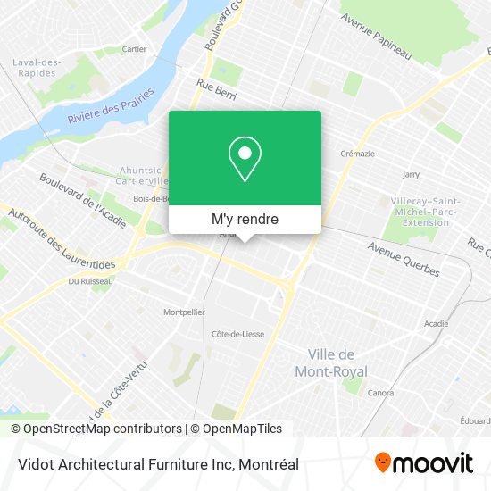 Vidot Architectural Furniture Inc plan