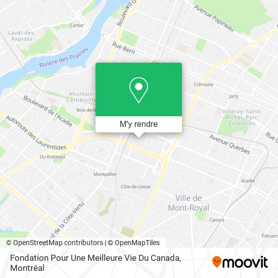 Fondation Pour Une Meilleure Vie Du Canada plan