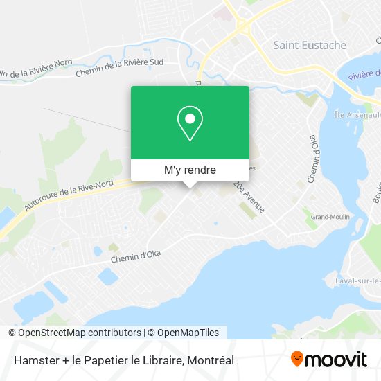Hamster + le Papetier le Libraire plan