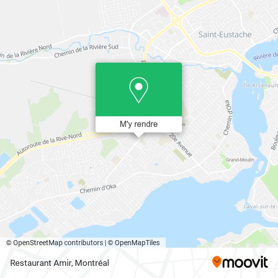 Restaurant Amir plan