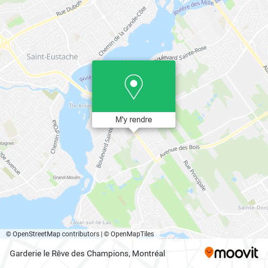 Garderie le Rêve des Champions plan