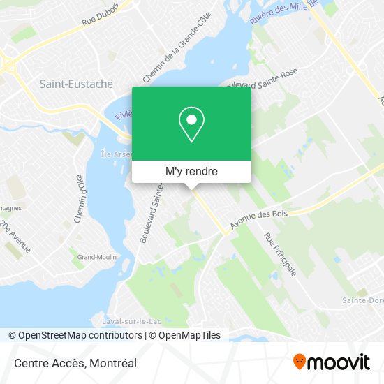 Centre Accès plan