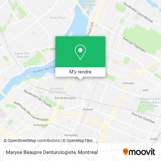 Maryse Beaupre Denturologiste plan