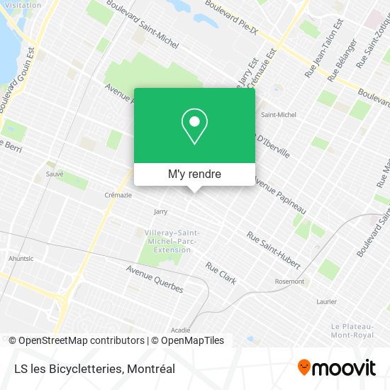 LS les Bicycletteries plan