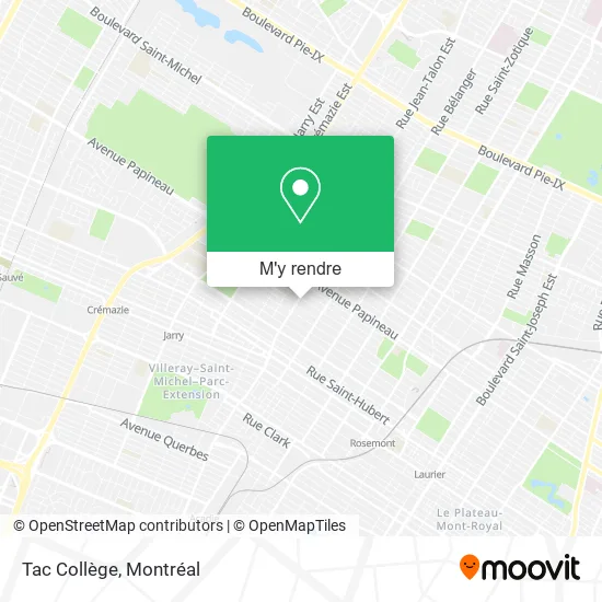Tac Collège plan