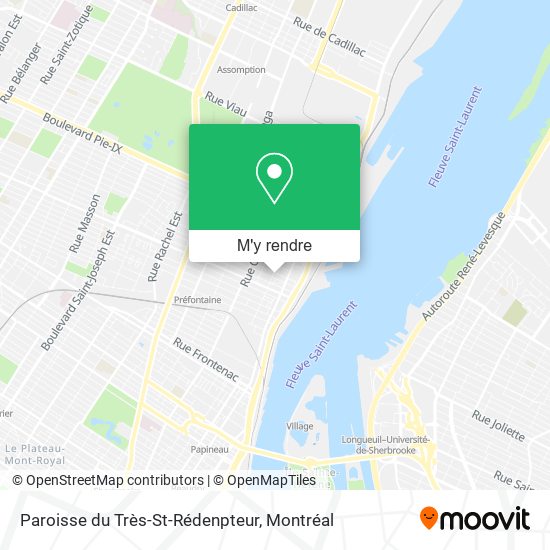 Paroisse du Très-St-Rédenpteur plan