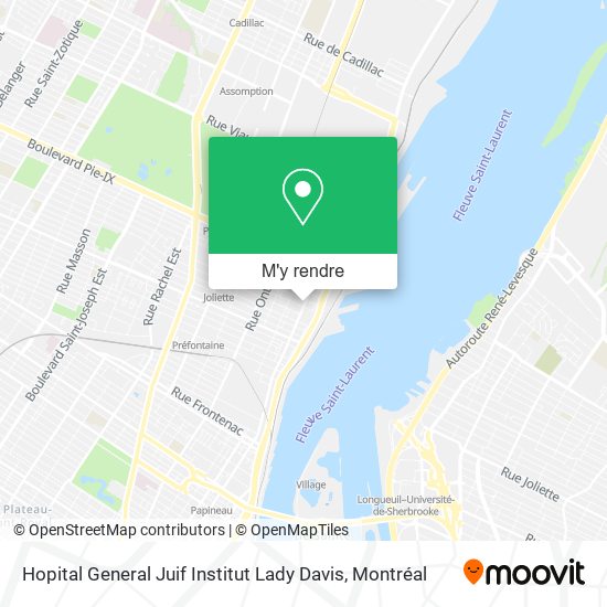 Hopital General Juif Institut Lady Davis plan