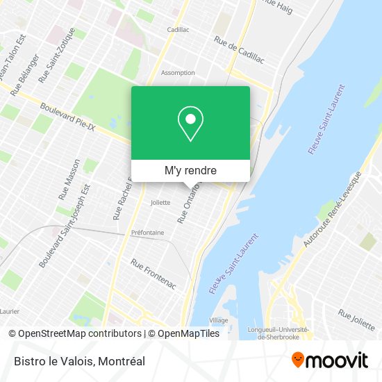 Bistro le Valois plan