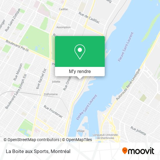 La Boite aux Sports plan
