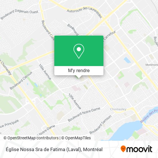 Église Nossa Sra de Fatima (Laval) plan