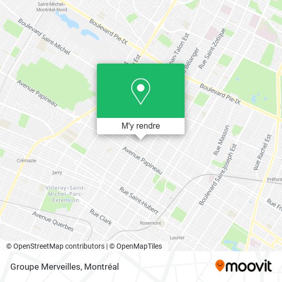 Groupe Merveilles plan