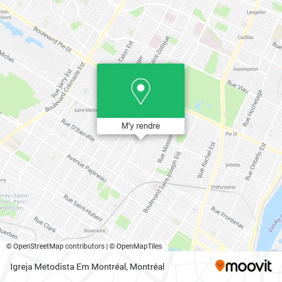 Igreja Metodista Em Montréal plan