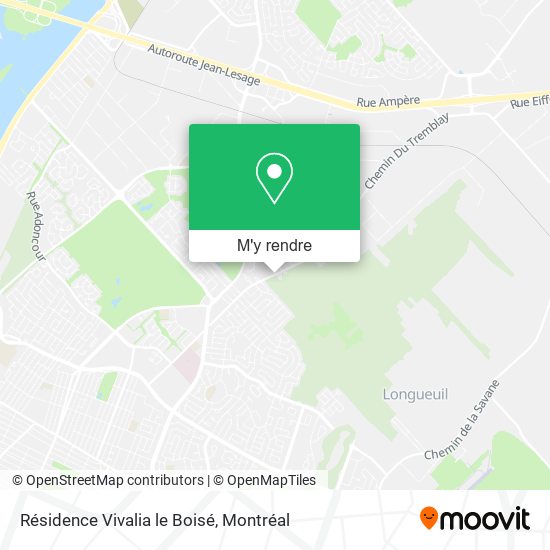 Résidence Vivalia le Boisé plan
