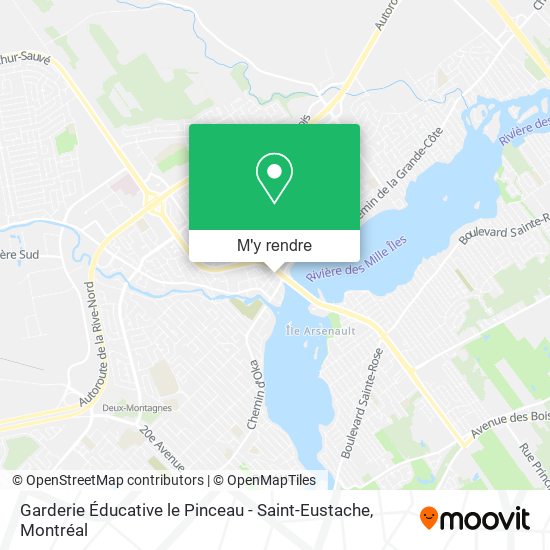 Garderie Éducative le Pinceau - Saint-Eustache plan