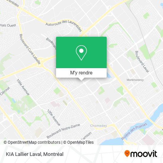 KIA Lallier Laval plan