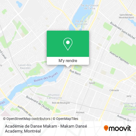 Académie de Danse Makam - Makam Dansé Academy plan