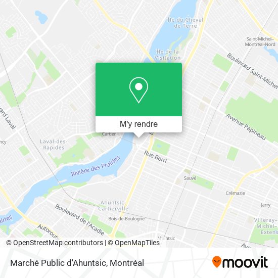 Marché Public d'Ahuntsic plan