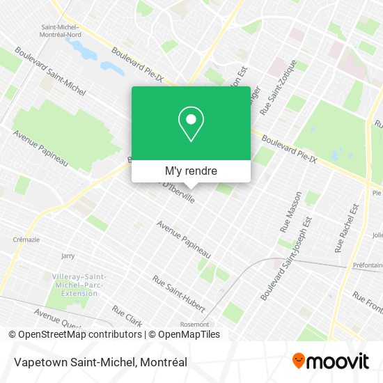 Vapetown Saint-Michel plan