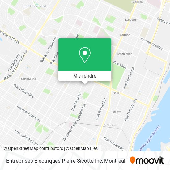 Entreprises Electriques Pierre Sicotte Inc plan