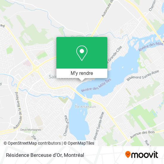 Résidence Berceuse d'Or plan